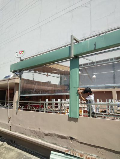 Thi công máng xối tại KCN Tân Bình