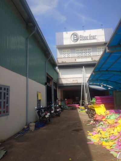 Thi công máng xối tại KCN Tân Thới Hiệp